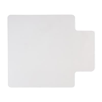 Front. Staples - Staples Hard Floor Chair Mat with Lip, 45" x 53'', Clear (20231-CC) - Clear.