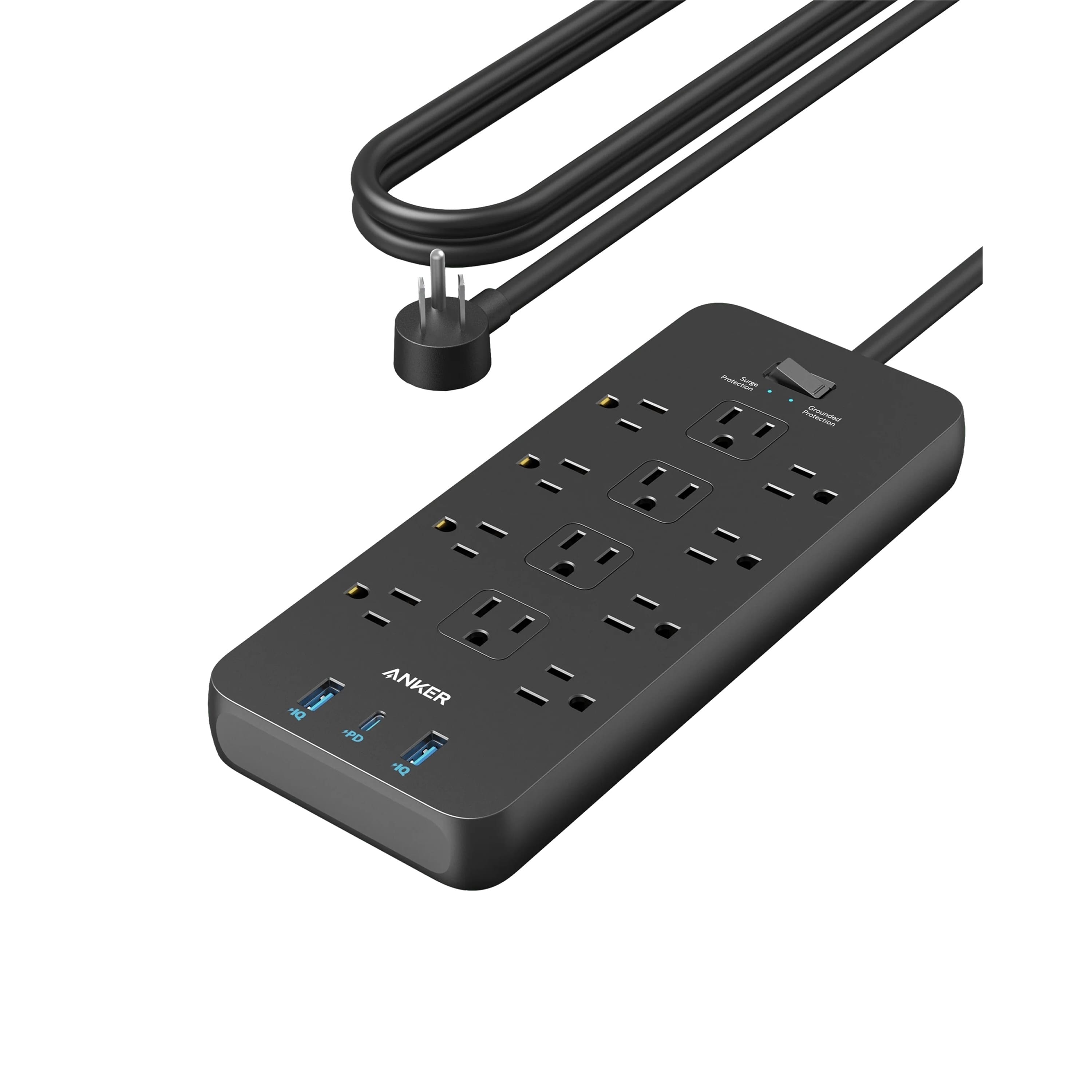 【ANKER
】Soundcore Liberty 5 シャンパンゴールド Anker A91921E4 12 Outlet 1800W 5 ft. Cord Power Strip Black