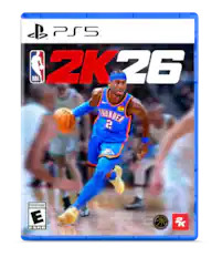 PS5 NBA 2K26 loves THUNDER 2K EVERYONE E ESRB