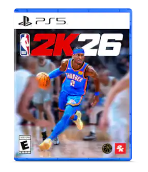 PS5 NBA 2K26 loves THUNDER 2K EVERYONE E ESRB