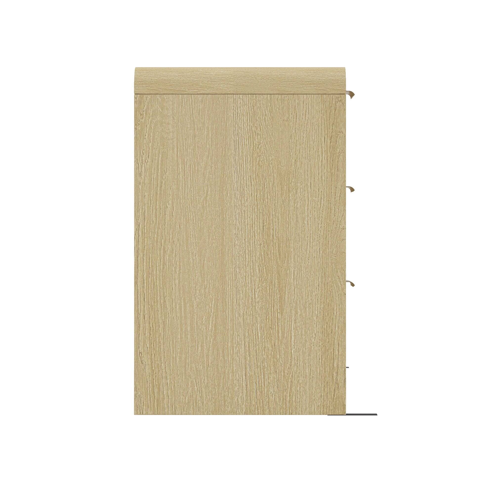 Alt View 3. Manhattan Comfort - Grace Modern 60" Dresser - Natural Oak.