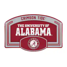 Evergreen Enterprises - Alabama Crimson Tide 11" x 17" Embossed USA Steel Buckle Wall Sign - Multicolor