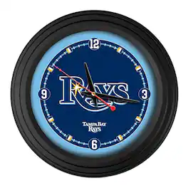 Holland Bar Stool Co. - Tampa Bay Rays 15" Traditional Wall Clock - Black