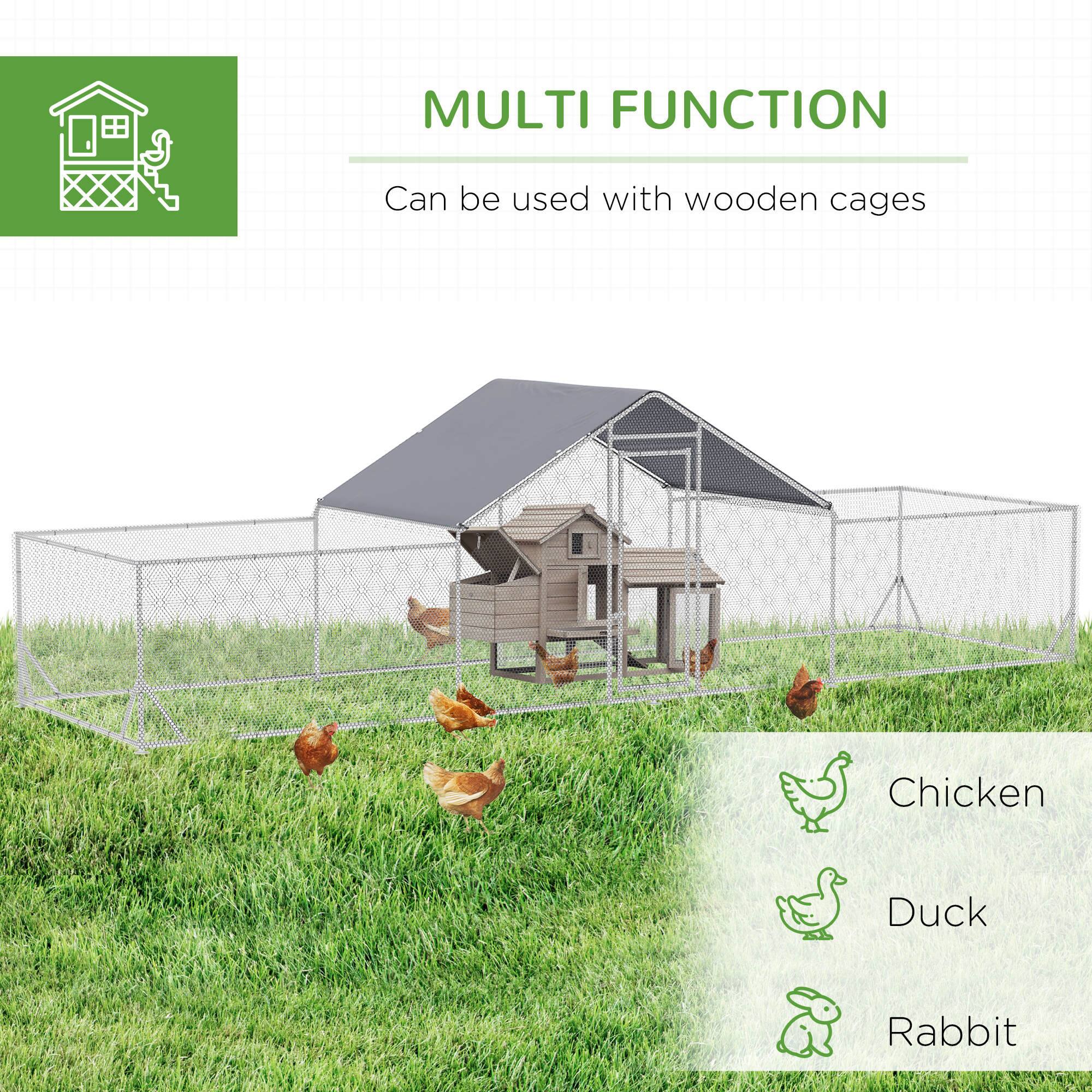 MULTI FUNCTION  
Can be used with wooden cages  

Chicken  
Duck  
Rabbit