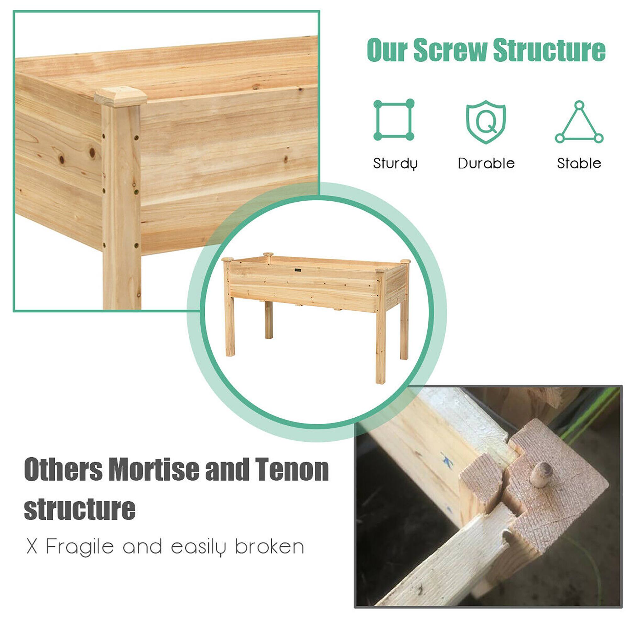 Our Screw Structure: Sturdy, Durable, Stable
Others: Mortise and Tenon structure
X Fragile and easily broken