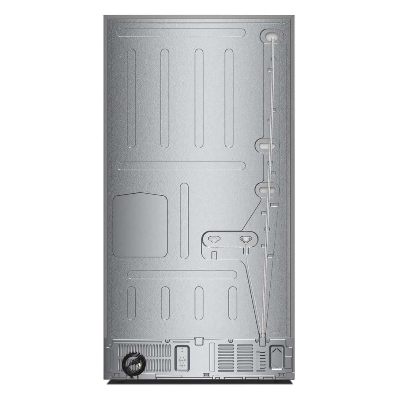 Back. Maytag - Maytag - Maytag 31 Cu. Ft. XL Capacity French Door Bottom Mount Refrigerator with Ice + Water - Fingerprint-Resistant Stainless Finish.