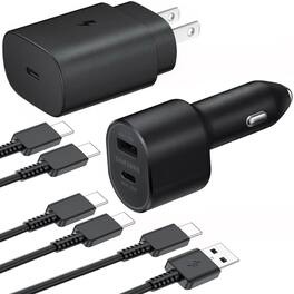 Kitcheniva - Premium Charger Bundle Samsung USB-C Fast Charge 10 Ft 5 Pack
