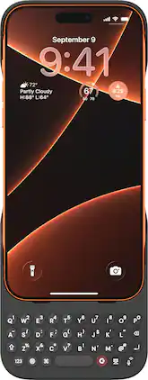 Clicks - Keyboard Case for iPhone 17 Pro Max - Onyx