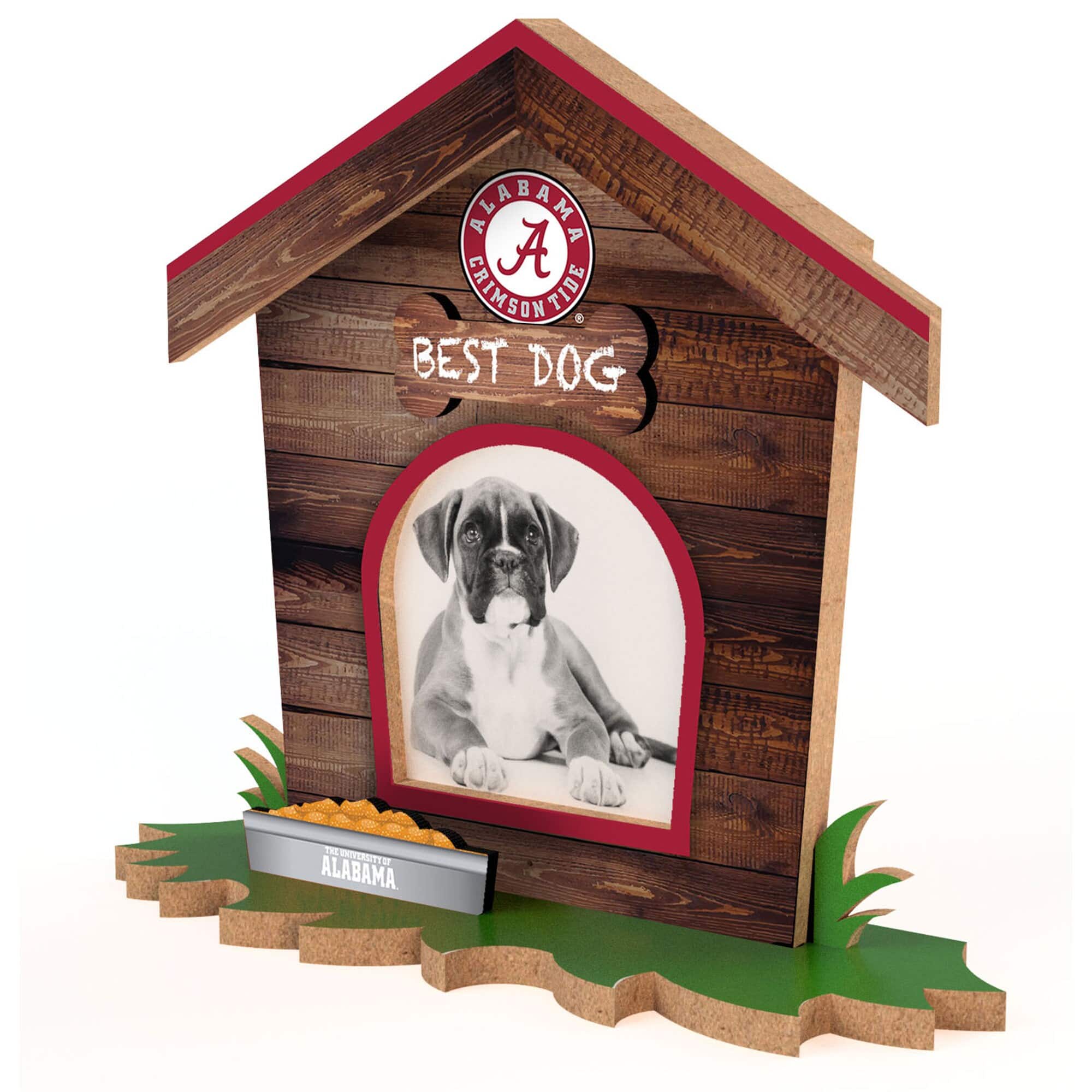 Fan Creations - Alabama Crimson Tide Dog House Photo Frame - Multicolor price history on PriceWatchPro