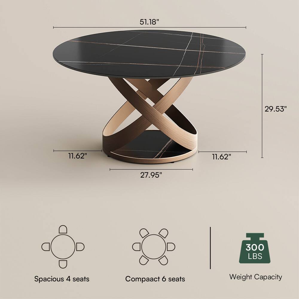 51.18" 29.53" 11.62" 11.62" 27.95" 300 LBS Spacious 4 seats Compact 6 seats Weight Capacity