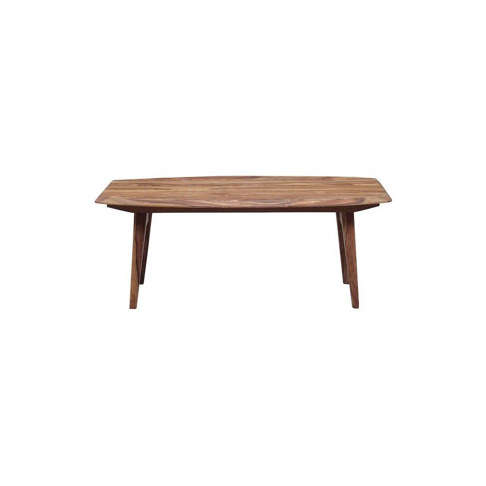 Left. Porter Designs - Fusion Solid Sheesham Wood Coffee Table - Natural.