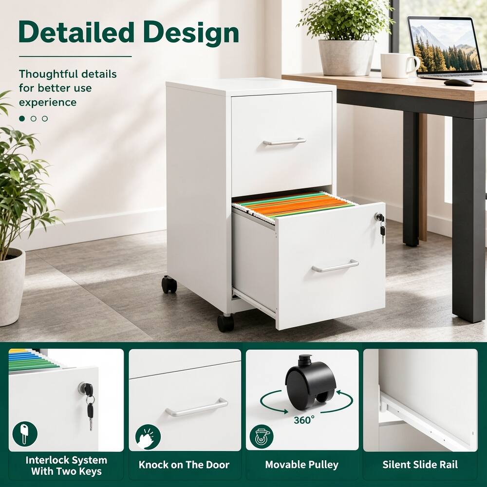 Detailed Design  
Thoughtful details for better use experience  

- Interlock System With Two Keys  
- Knock on The Door  
- Movable Pulley  
- Silent Slide Rail