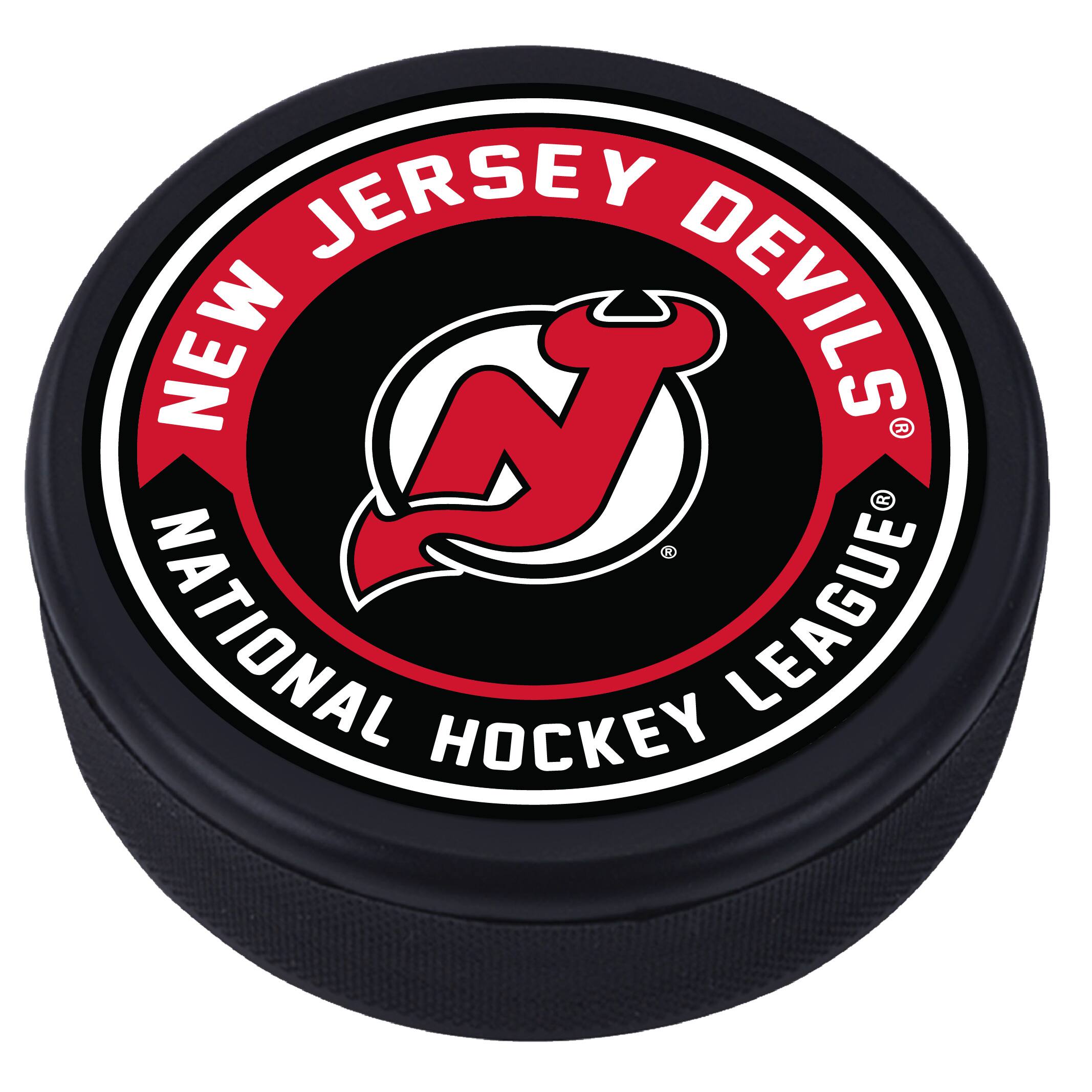 Mustang Drinkware - New Jersey Devils Arrow Hockey Puck - Multicolor