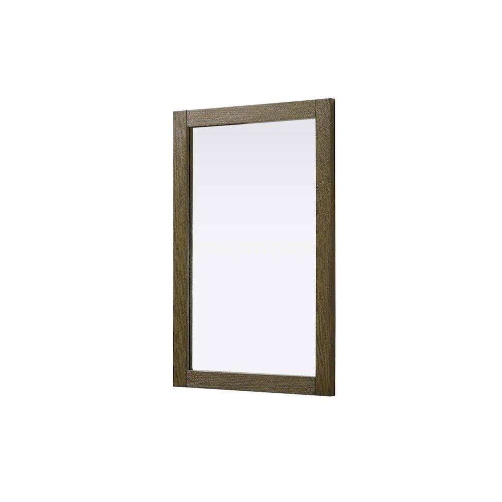 Alt View 3. Elegant Kitchen and Bath - Noah Wooden Rectangle Mirror 24 x 36 in Hazel Oak - Hazel Oak.
