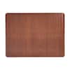 Front. Staples - Hard Floor Chair Mat, 36" x 48'' - Cherry.