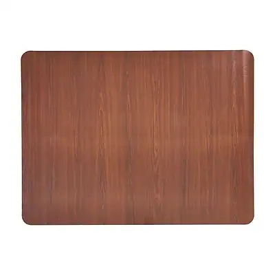 Front. Staples - Staples Hard Floor Chair Mat, 36" x 48'', Cherry (23342) - Cherry.