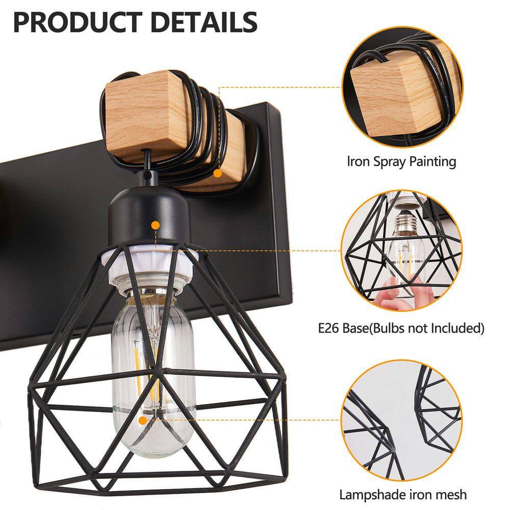 PRODUCT DETAILS

- Iron Spray Painting
- E26 Base (Bulbs not Included)
- Lampshade iron mesh