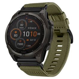 StrapsCo - Pro Seatbelt Strap QuickFit 26 Nylon Watch Band For Garmin Fenix 8 & 8 Pro – 51mm (Extra Long) - Cargo