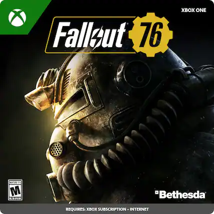 Fallout 76 Xbox One Mature 17+ M ESRB "Bethesda REQUIRES: XBOX SUBSCRIPTION INTERNET" - M (Mature 17+)