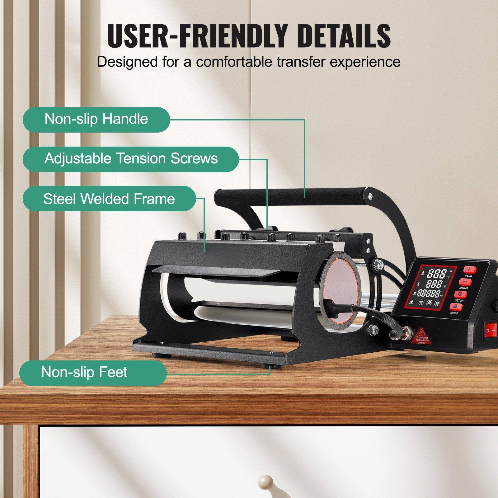 USER-FRIENDLY DETAILS  
Designed for a comfortable transfer experience  

- Non-slip Handle  
- Adjustable Tension Screws  
- Steel Welded Frame  
- Non-slip Feet