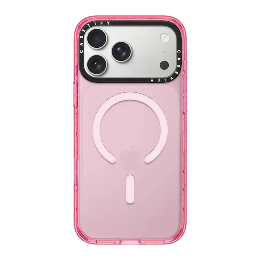 Pink Pro Color CASETiFY Impact Case MagSafe Compatible for Apple iPhone 18 Pro and 17 ...