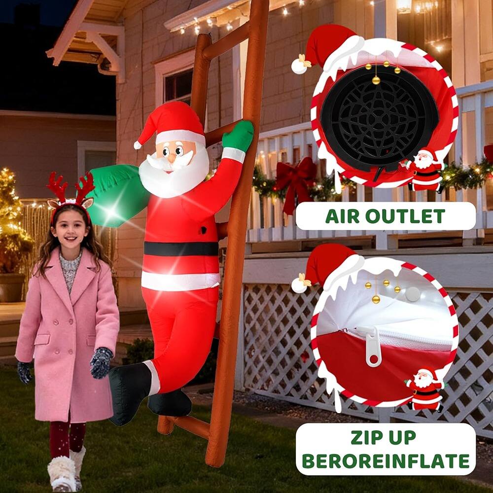 AIR OUTLET  
ZIP UP BEFORE INFLATE