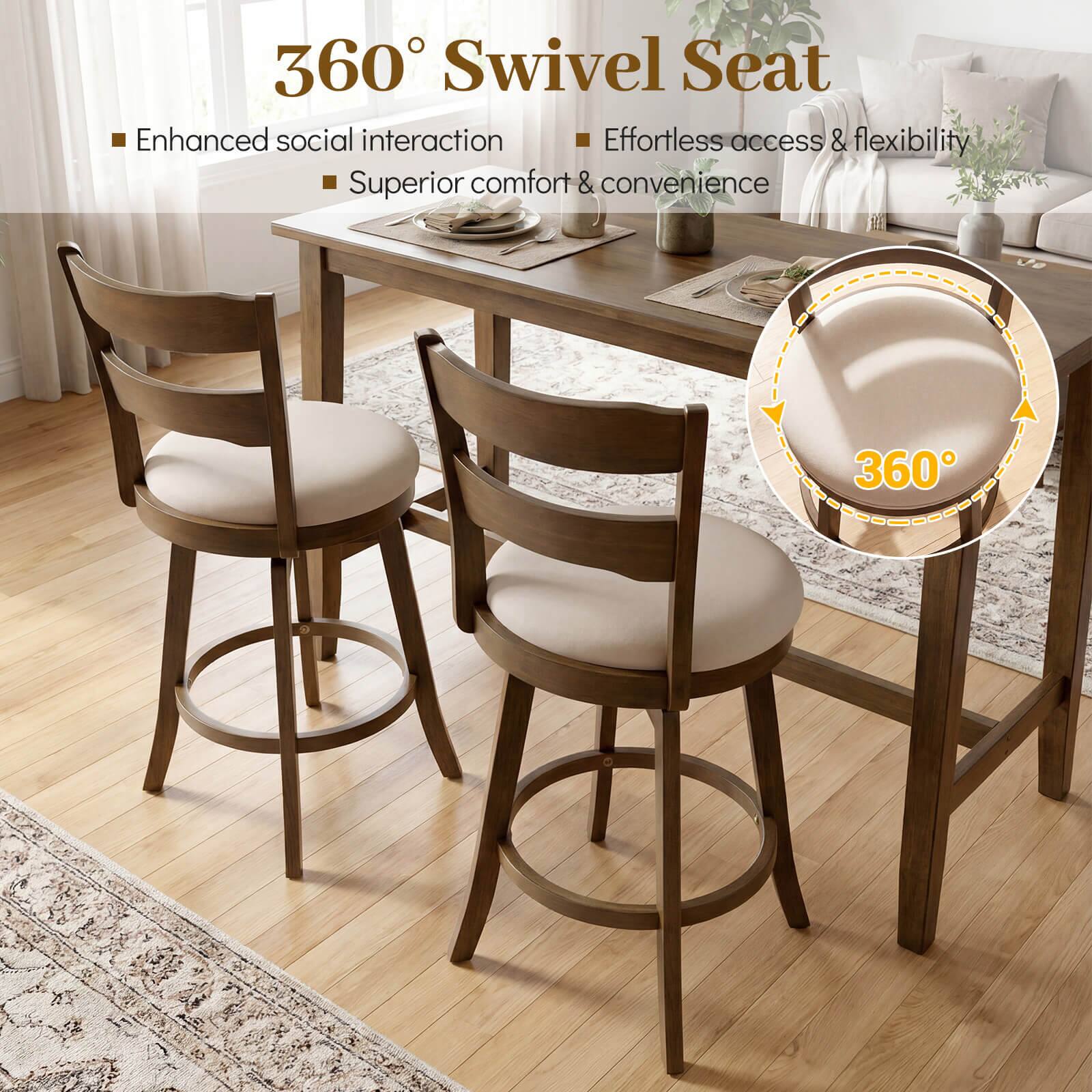 360° Swivel Seat

- Enhanced social interaction
- Superior comfort & convenience
- Effortless access & flexibility