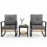 The text on the image is:
"THE ART OF GARDENING
PATIO GARDENS
LOUNGE
GARDEN LUNG
HINES"