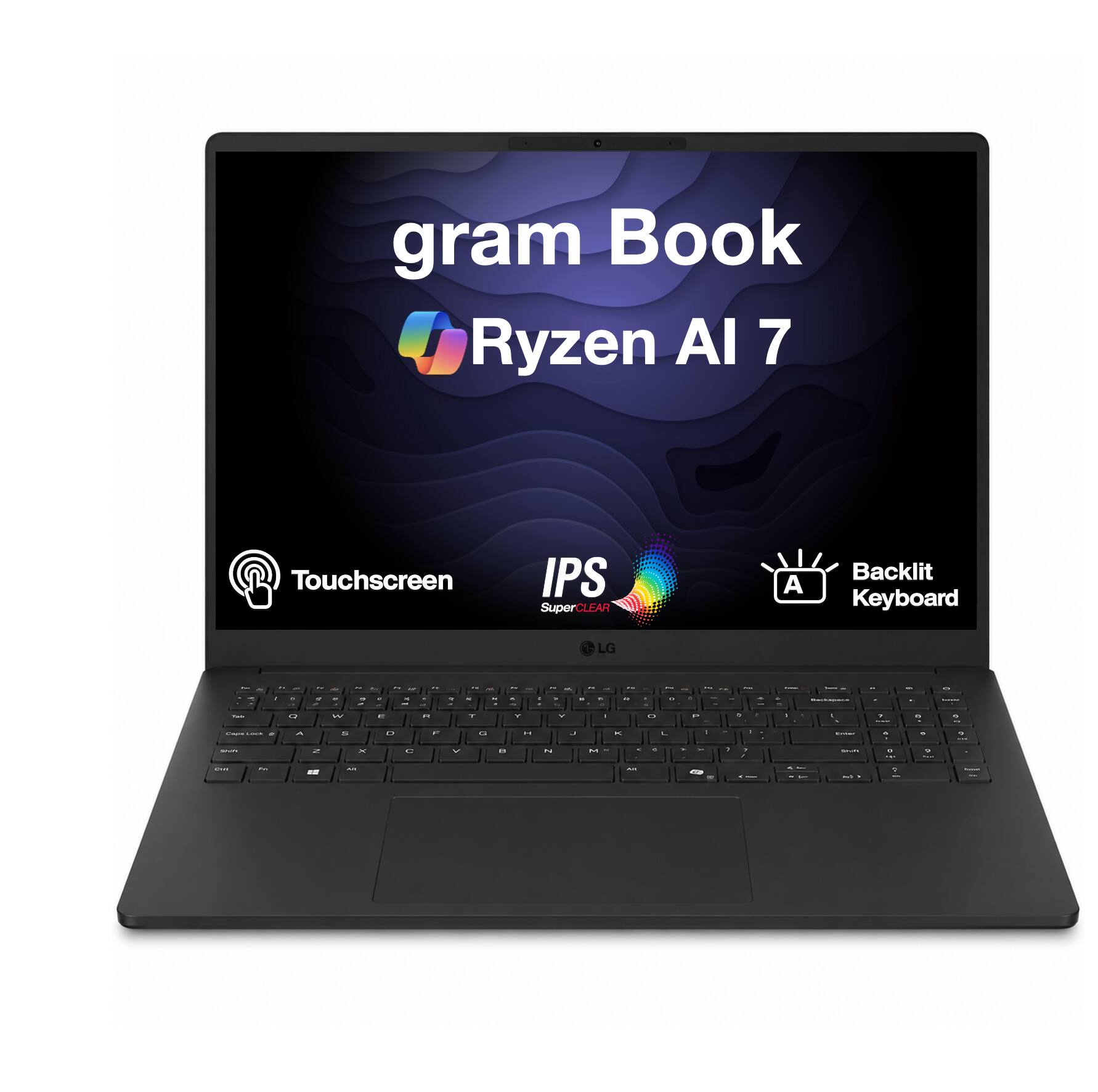 gram Book Ryzen AI 7 Touchscreen IPS SuperCLEAR A Backlit Keyboard LG