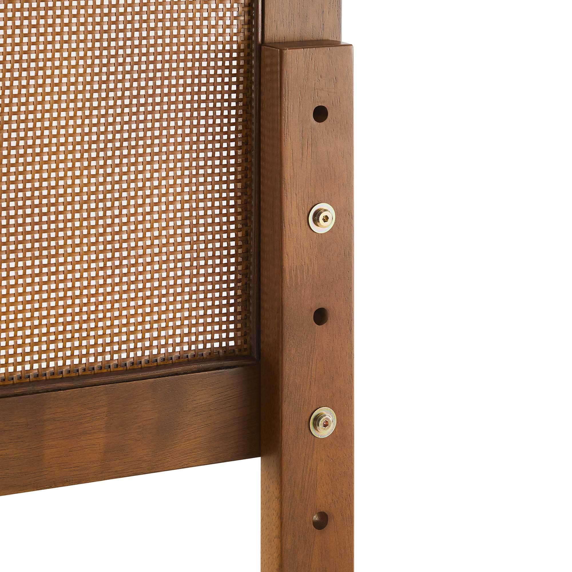 Alt View 5. Modway - Rael Performance Velvet Queen Platform Bed - Purple.