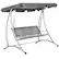 Front. Outsunny - Outsunny 3-Seat Outdoor Porch Swing Chair Patio Swing Glider with Adjustable Canopy.