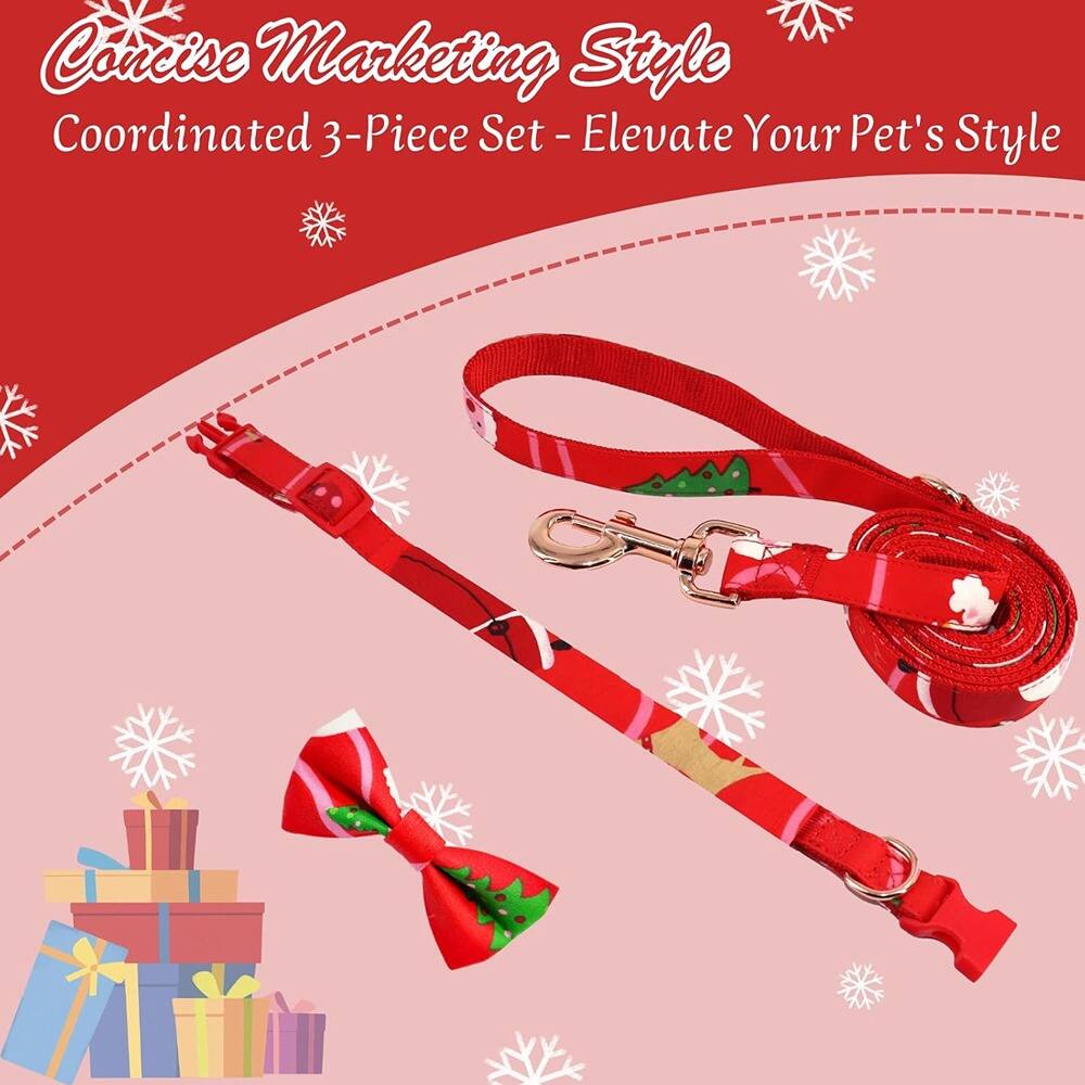 Concise Marketing Style  
Coordinated 3-Piece Set - Elevate Your Pet's Style