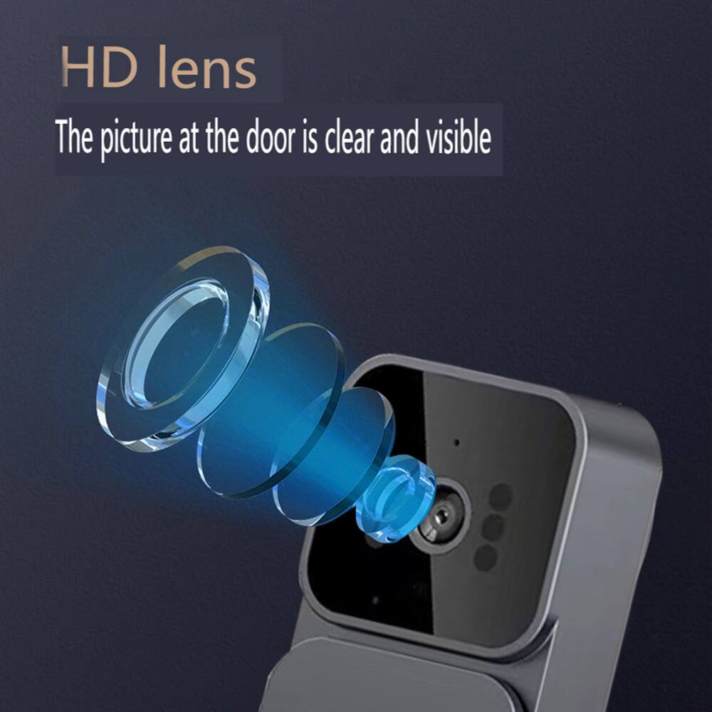 HD lens  
The picture at the door is clear and visible