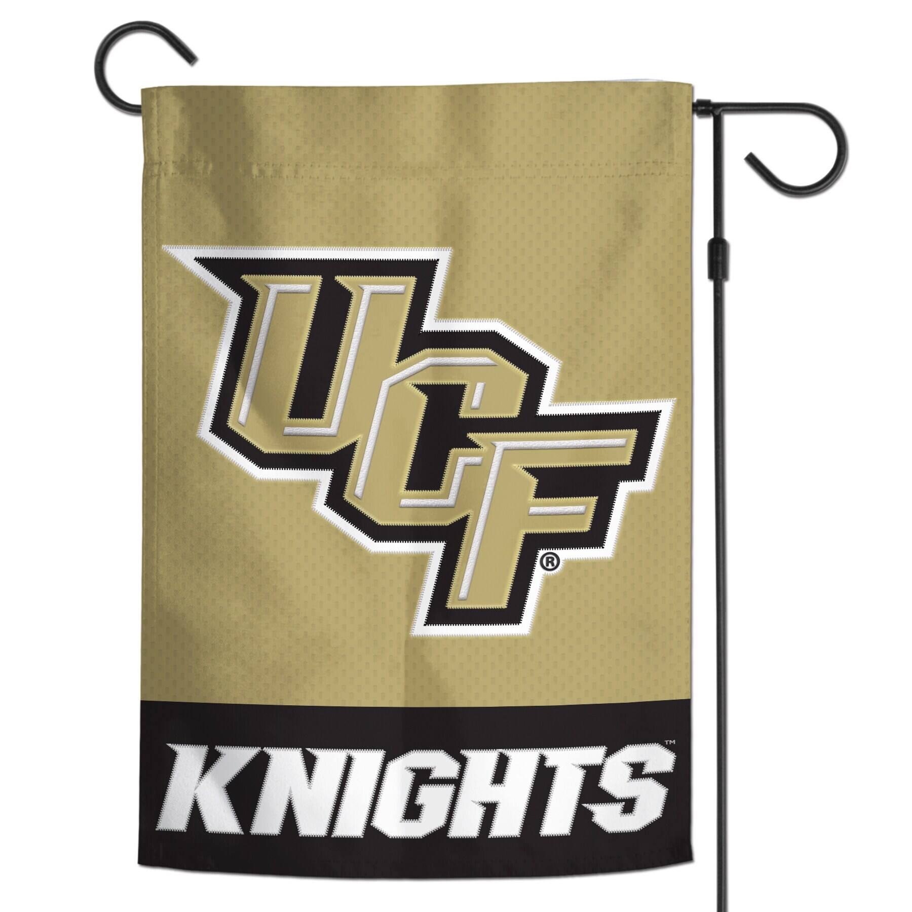 Alt View 1. WinCraft - UCF Knights 12" x 18" Applique Garden Flag - Multicolor.