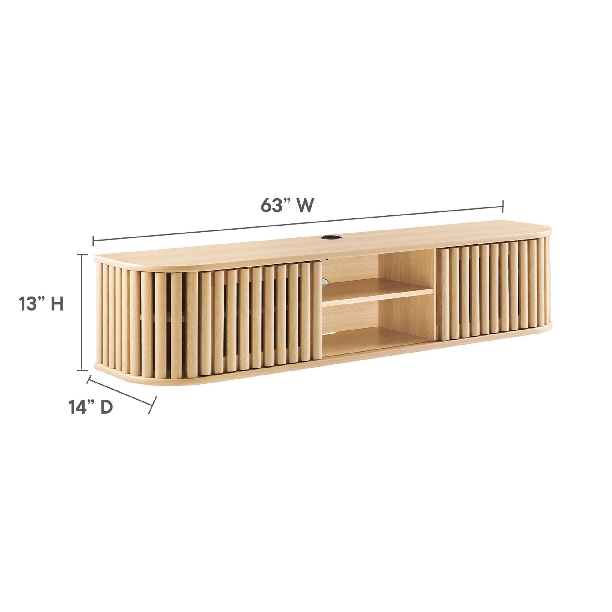 63" W  
13" H  
14" D
