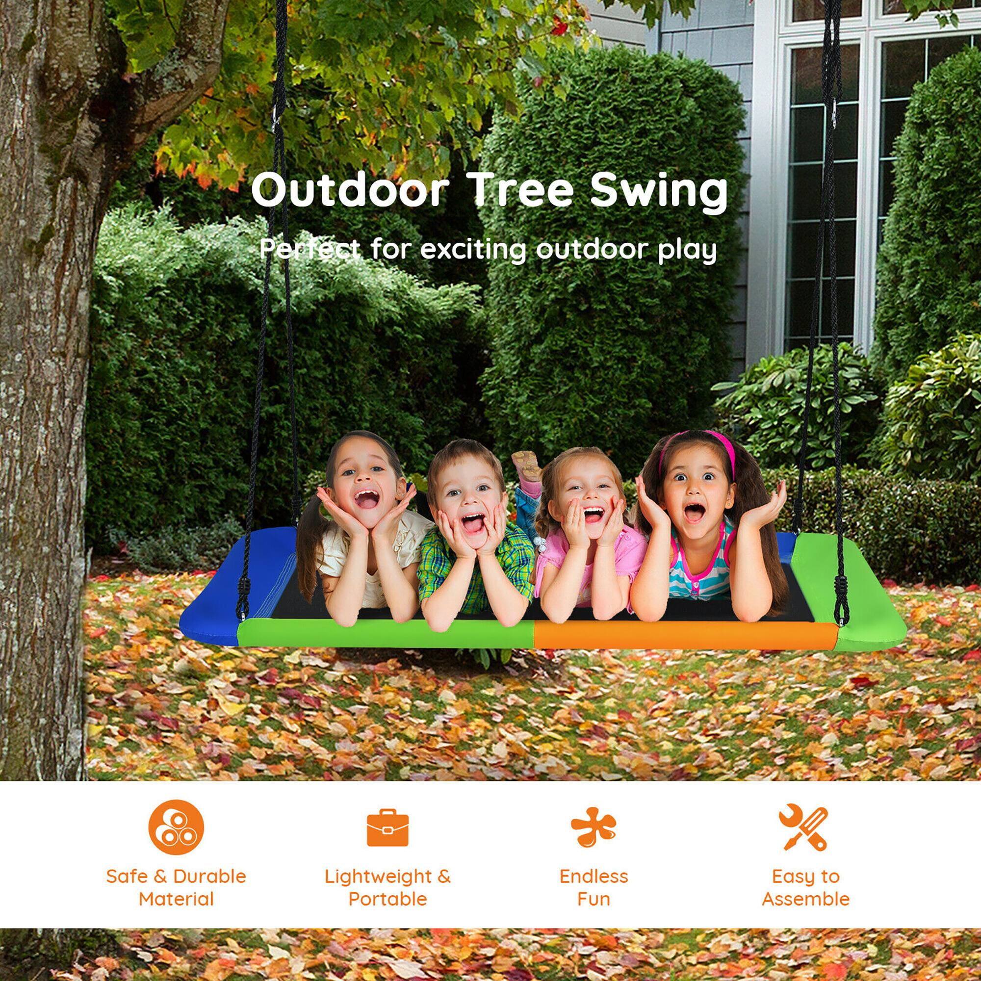 Outdoor Tree Swing  
Perfect for exciting outdoor play  

Safe & Durable Material  
Lightweight & Portable  
Endless Fun  
Easy to Assemble