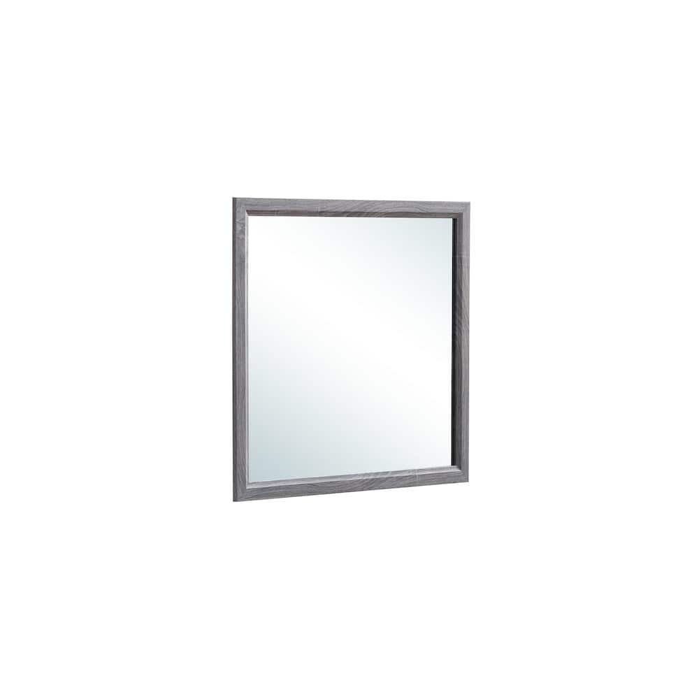 Global Furniture USA - Rustic Transitional Kate Mirror - Foil Grey price history on PriceWatchPro