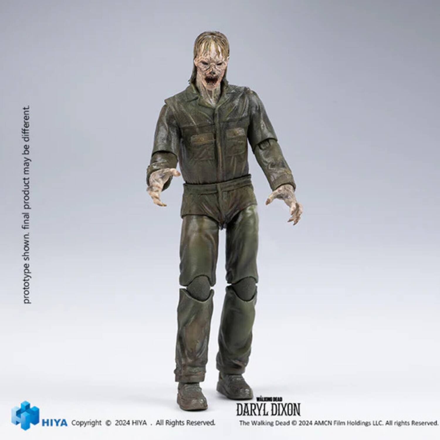 Different product may be shown. Prototype shown. Final product may be different.  
HIYA Copyright © 2024 HIYA. All Rights Reserved.  
WALING MEAD  
DARYL DIXON  
The Walking Dead © 2024 AMC Film Holdings LLC. All rights Reserved.
