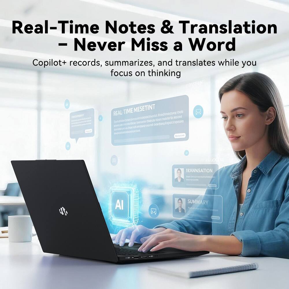 Real-Time Notes & Translation – Never Miss a Word

Copilot+ records, summarizes, and translates while you focus on thinking

REAL TIME MESETINT

TRANSLATION

SUMMARY
