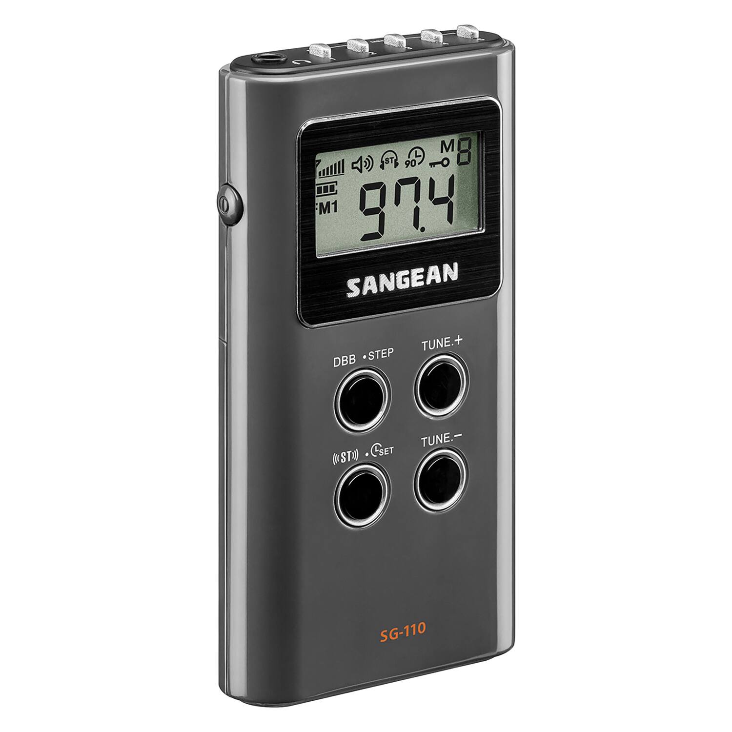 M ST 90 M1 974 SANGEAN TUNE.+ DBB *STEP (STA CSET TUNE.- SG-110