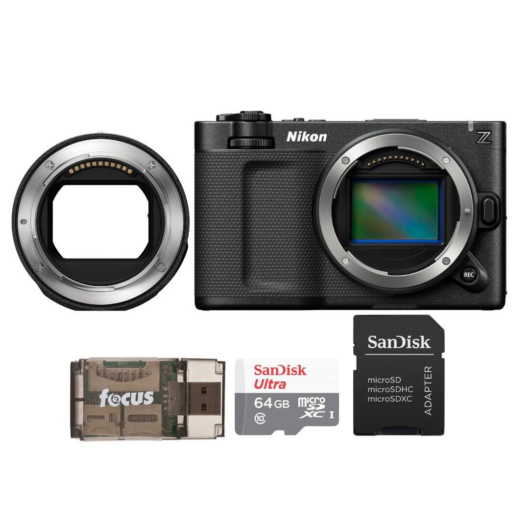 Nikon Z

REC

focus www

SanDisk Ultra 64GB microSDXC I

SanDisk microSD microSDHC ADAPTER