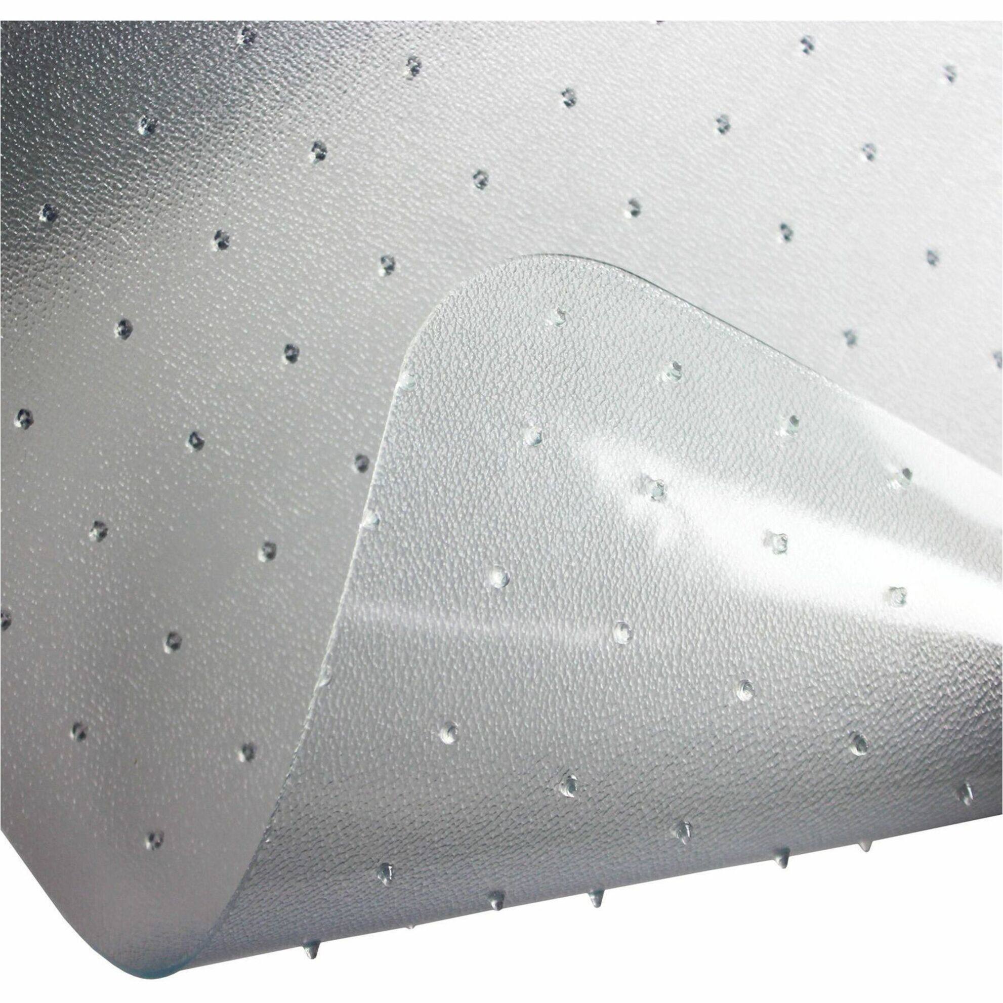 Alt View 20. Floortex - Computex Anti-Static Vinyl Lipped Chair Mat for Carpets up to 3/8'' - 36'' x 48'' - Clear.