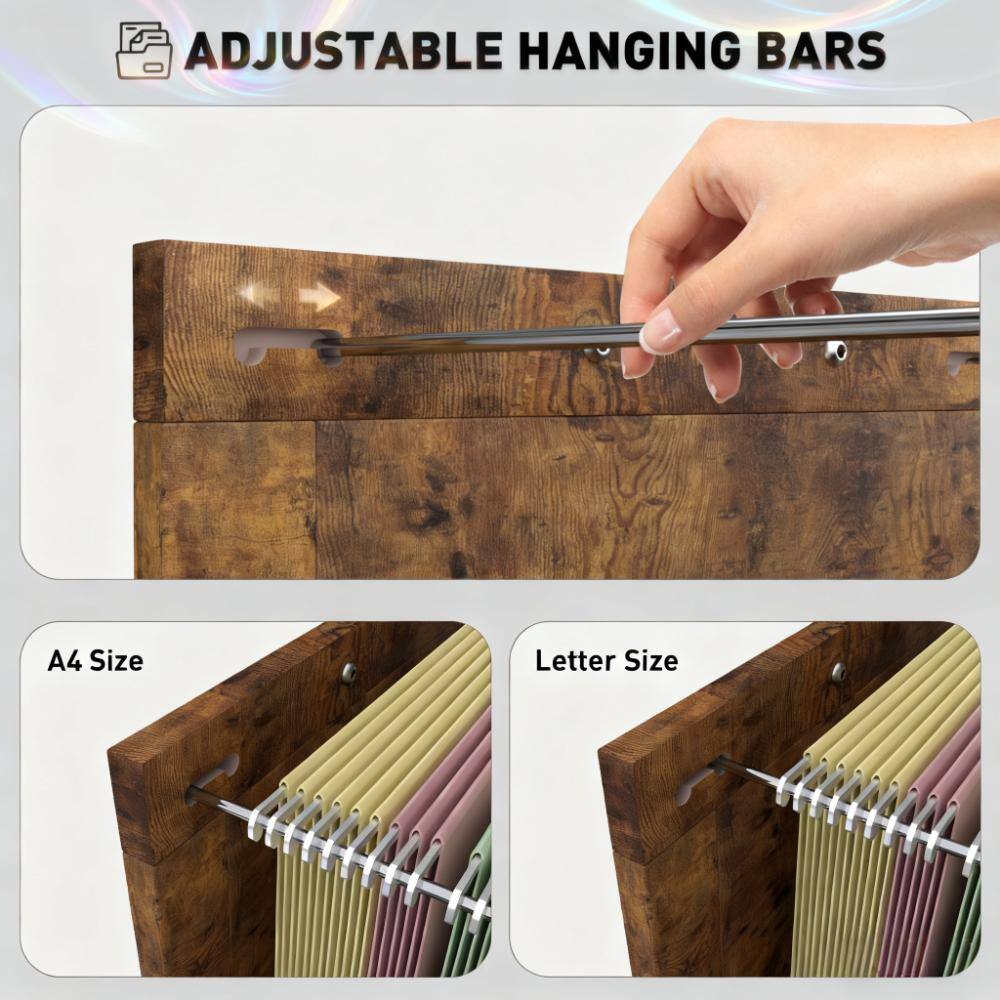 ADJUSTABLE HANGING BARS

A4 Size

Letter Size