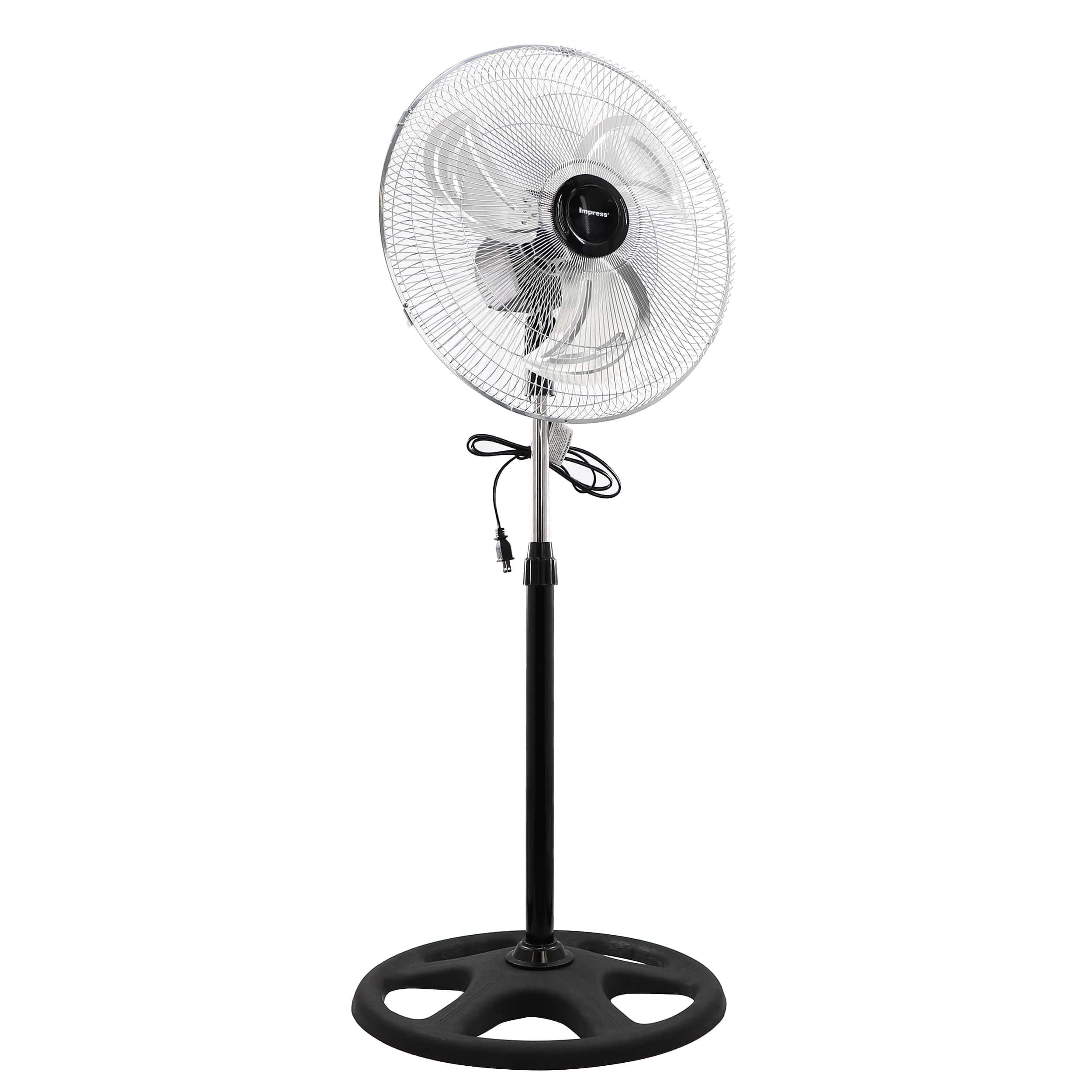 Impress - 18 Inch 2-in-1 Hi-Speed Industrial Fan - Chrome