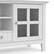Alt View 7. Simpli Home - Acadian 60W Low TV Stand with Drawers, Glass Doors and Shelves - White.