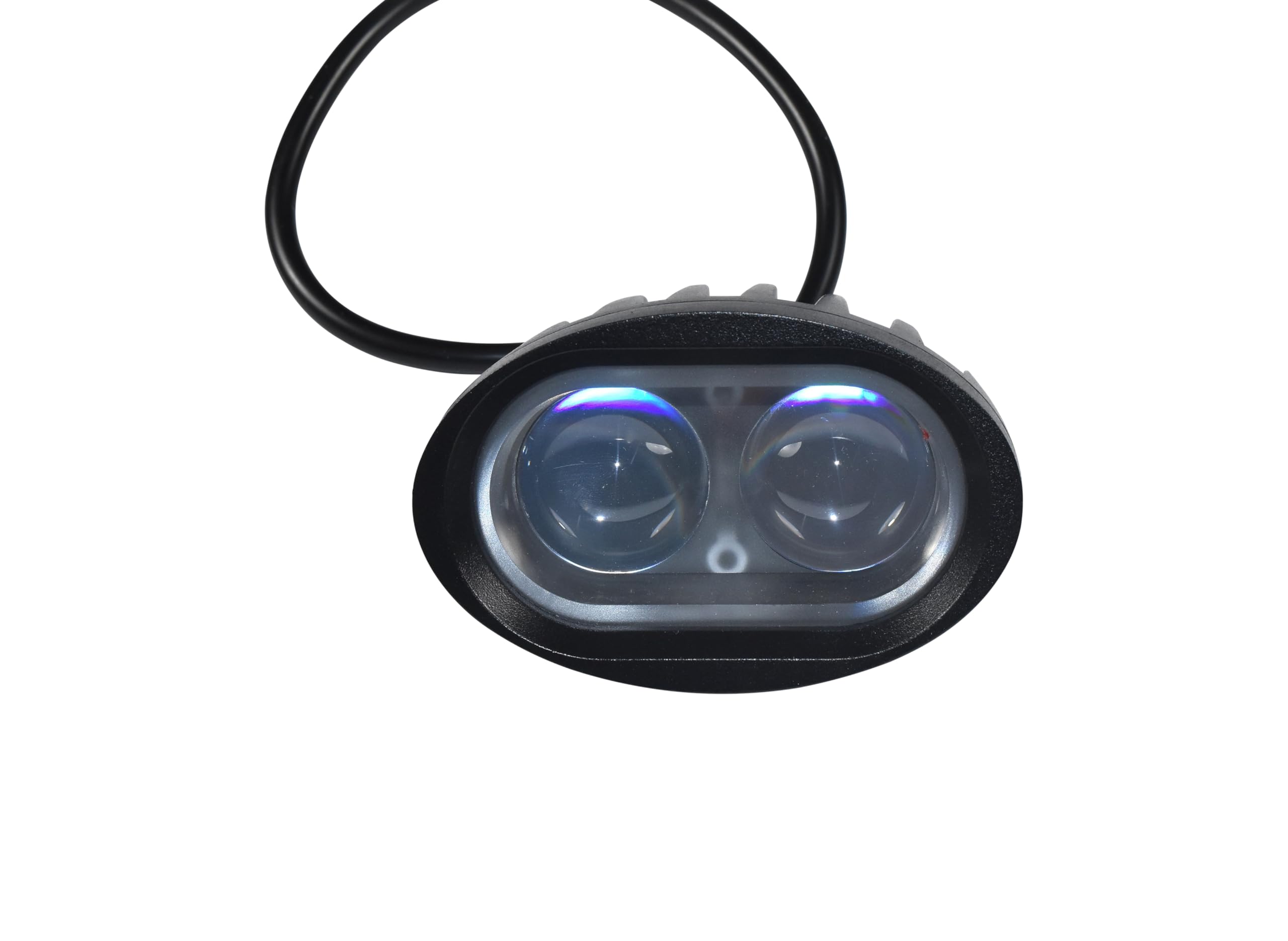 Alt View 5. HQRP - Blue Spot Forklift Safety Light - LED Pedestrian Warning Lamp, 10 V-80 V DC, IP67 Waterproof, EMC.