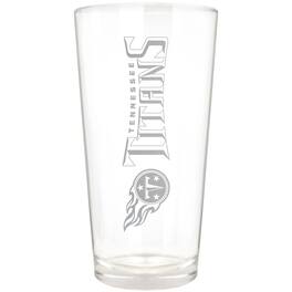 Great American Products - Tennessee Titans Etched 16oz. Vertical Rally Cry Pint Glass - Multicolor