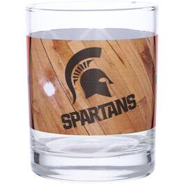 Indigo Falls - Michigan State Spartans 14oz. Basketball Glass - Multicolor