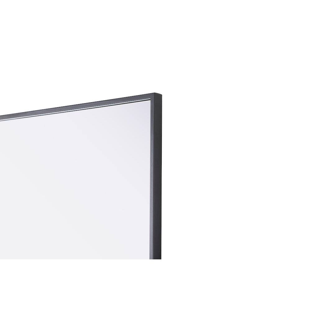 Alt View 8. Elegant Kitchen and Bath - Amoura 48X30 Pivot Mirror In Black - Black.