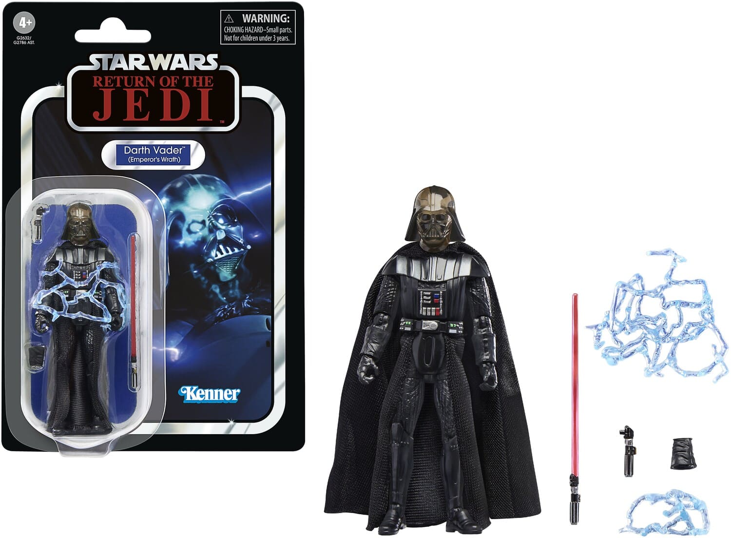 Hasbro - Star Wars: Return of the Jedi - Vintage Collection - Darth Vader (Emperor’s Wrath) Action Figure - COLLECTIBLES - Multicolor